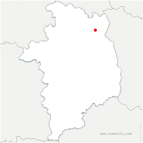 carte de localisation de Saint-Aubin-des-Chaumes