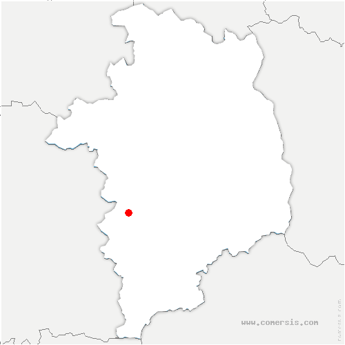 carte de localisation de Saint-Baudel