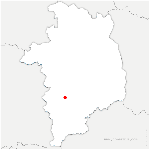 carte de localisation de Saint-Benin-d'Azy