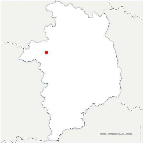 carte de localisation de Saint-Bonnot