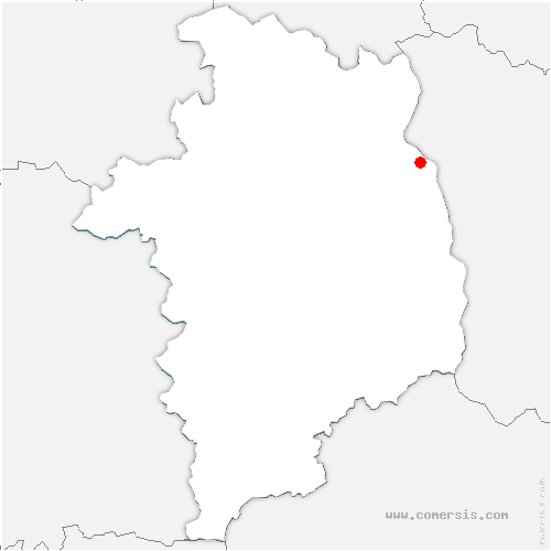 carte de localisation de Saint-Bouize