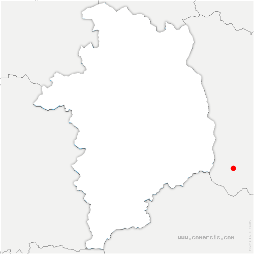 carte de localisation de Saint-Christophe-en-Boucherie