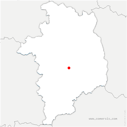 carte de localisation de Saint-Denis-de-Palin