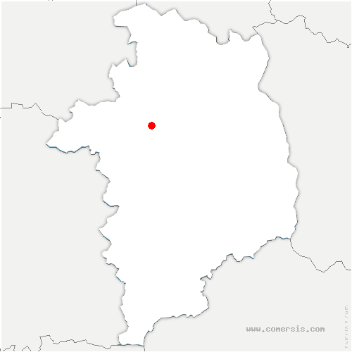 carte de localisation de Saint-Éloy-de-Gy