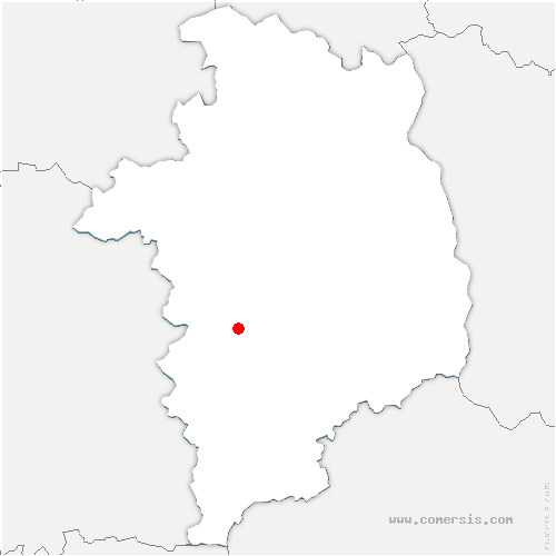 carte de localisation de Saint-Firmin