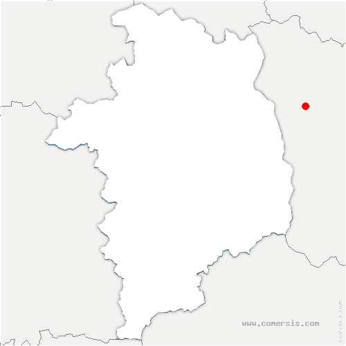 carte de localisation de Saint-Georges-sur-Arnon