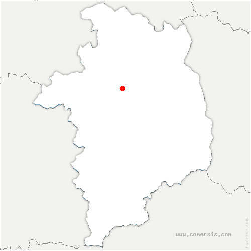 carte de localisation de Saint-Georges-sur-Moulon