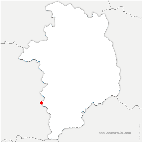 carte de localisation de Saint-Hilaire-en-Lignières