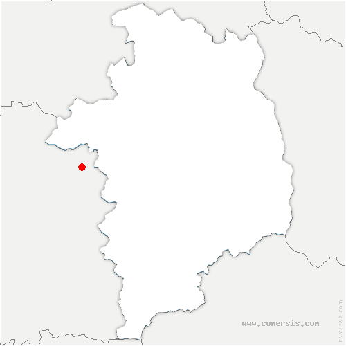 carte de localisation de Saint-Jean-de-la-Ruelle