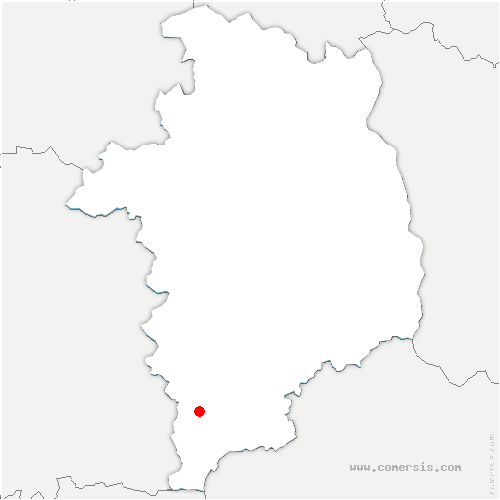 carte de localisation de Saint-Jeanvrin