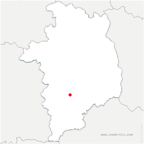 carte de localisation de Saint-Loup-des-Chaumes