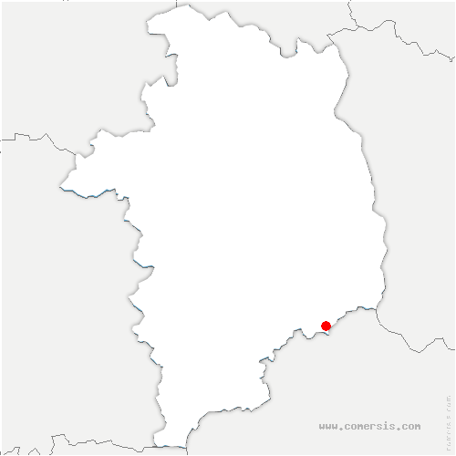 carte de localisation de Saint-Martin-sur-Ocre