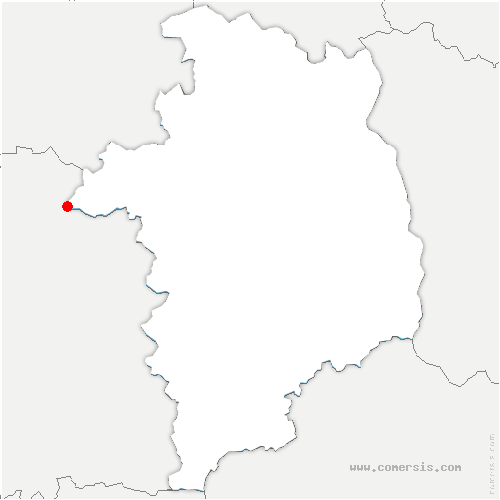 carte de localisation de Saint-Outrille