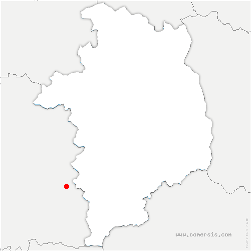 carte de localisation de Saint-Parize-le-Châtel