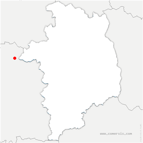 carte de localisation de Saint-Péravy-la-Colombe