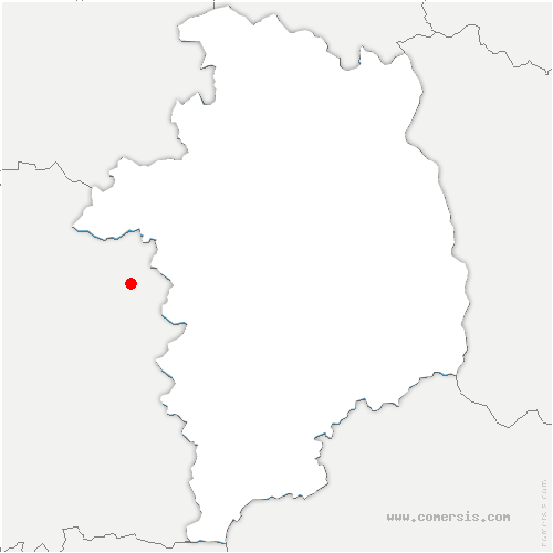 carte de localisation de Saint-Pryvé-Saint-Mesmin