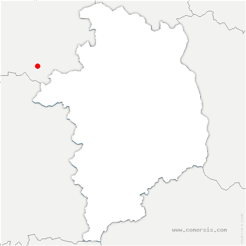 carte de localisation de Saint-Quentin-sur-Nohain
