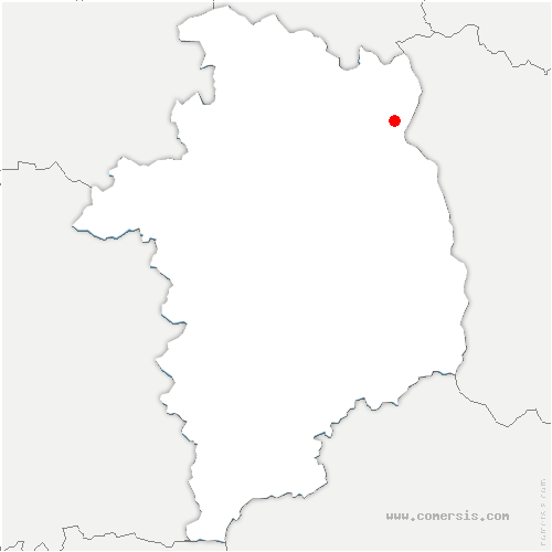 carte de localisation de Saint-Satur