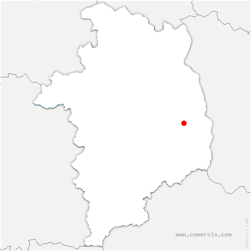 carte de localisation de Sainte-Fauste