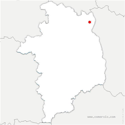 carte de localisation de Sainte-Gemme-en-Sancerrois