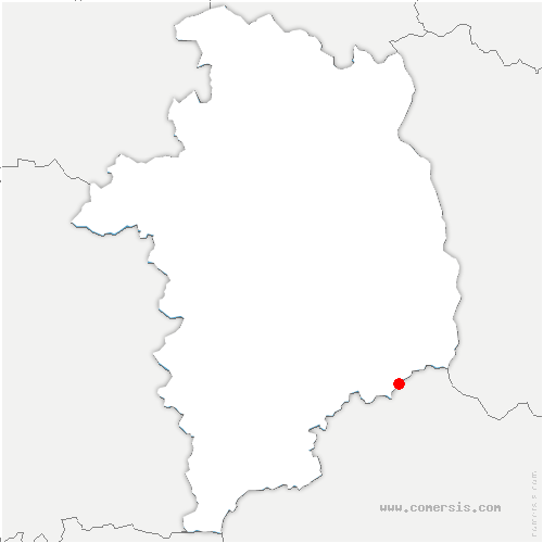 carte de localisation de Sarzay