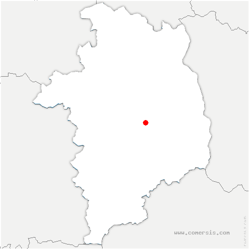 carte de localisation de Savigny-en-Septaine
