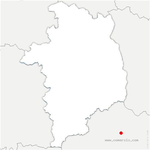 carte de localisation de Sazeray