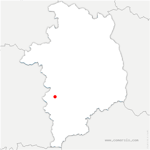 carte de localisation de Sennely