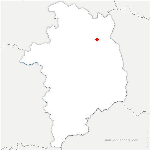 carte de localisation de Sens-Beaujeu