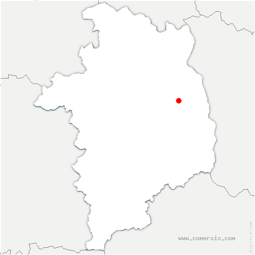 carte de localisation de Sévry