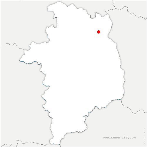 carte de localisation de Sury-en-Vaux