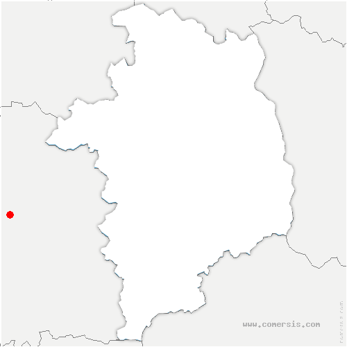 carte de localisation de Tavers