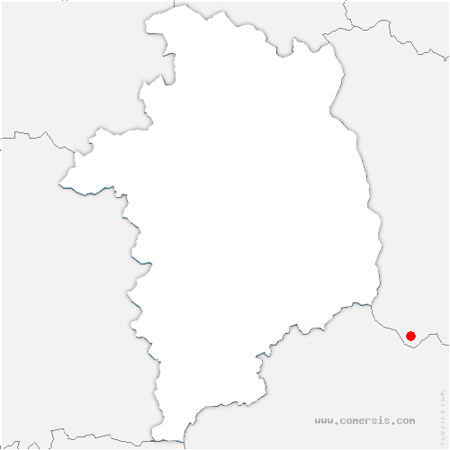 carte de localisation de Theillay