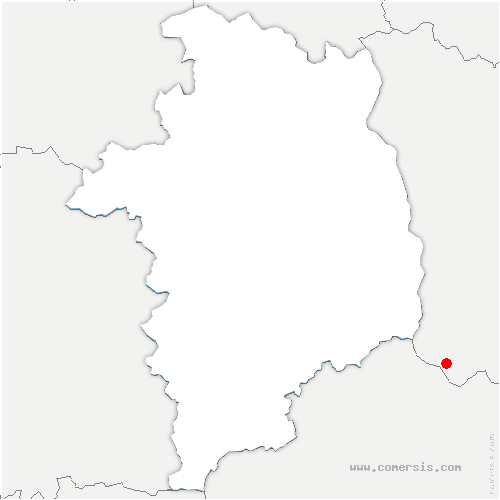carte de localisation de Toury