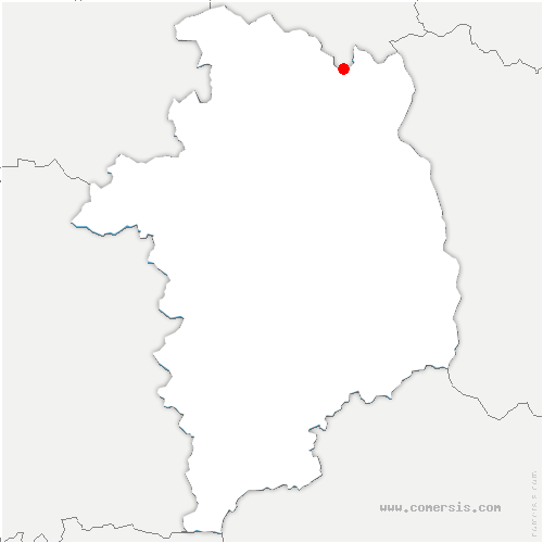 carte de localisation de Vailly-sur-Sauldre