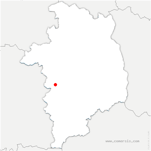 carte de localisation de Vaux d'Amognes