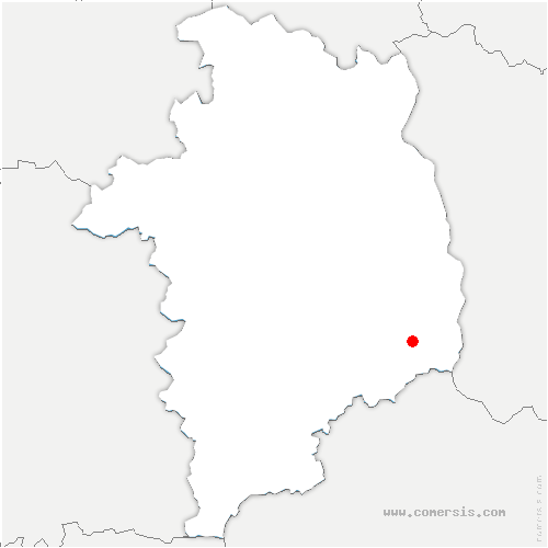 carte de localisation de Vereaux