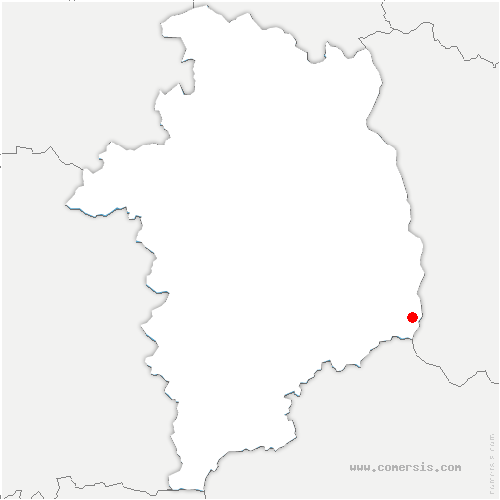 carte de localisation de Verneuil-sur-Igneraie