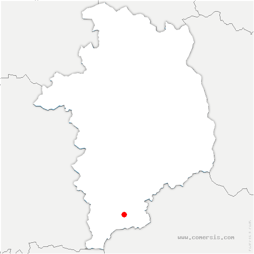 carte de localisation de Vesdun
