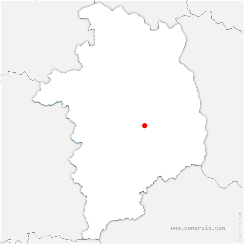 carte de localisation de Vieilles-Maisons-sur-Joudry