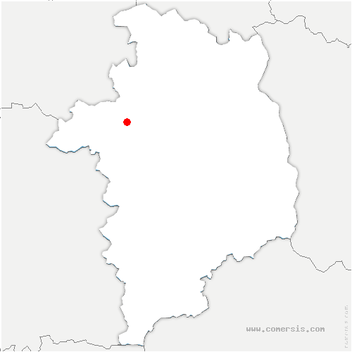 carte de localisation de Vignoux-sur-Barangeon