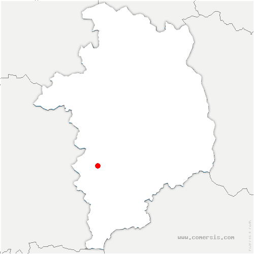 carte de localisation de Villecelin