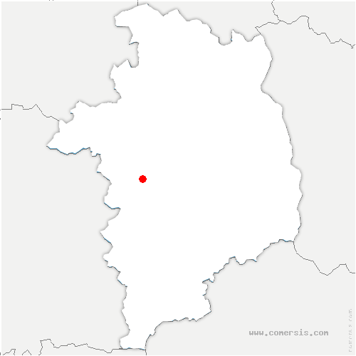 carte de localisation de Villeneuve-sur-Cher