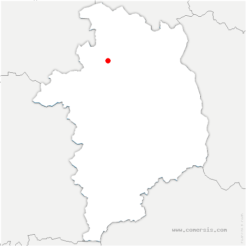 carte de localisation de Villiers-le-Sec
