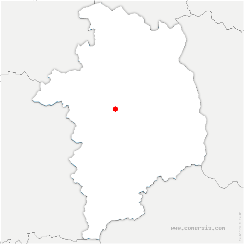 carte de localisation de Vitry-aux-Loges