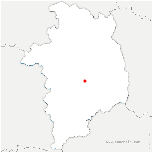 carte de localisation de Vornay