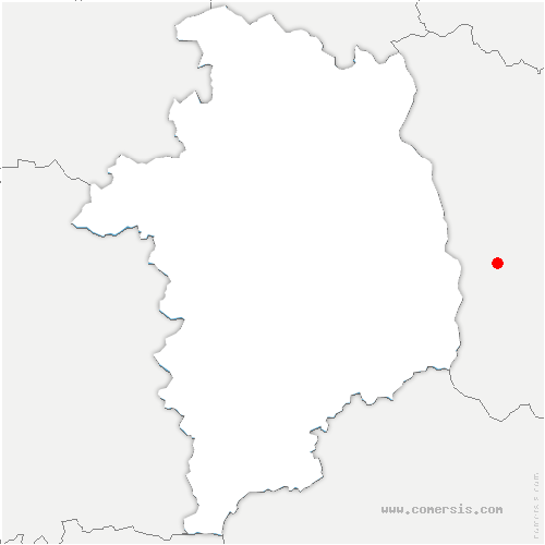 carte de localisation de Vouzon