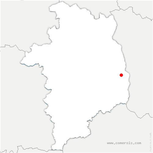 carte de localisation d'Yvoy-le-Marron