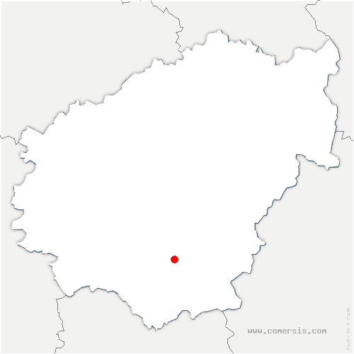 carte de localisation de Albussac