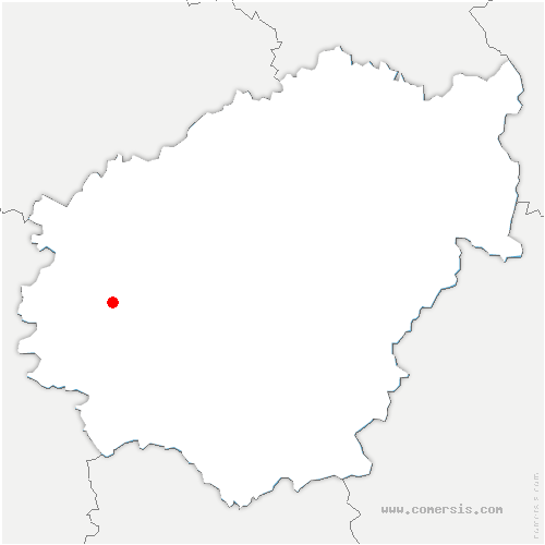carte de localisation de Allassac